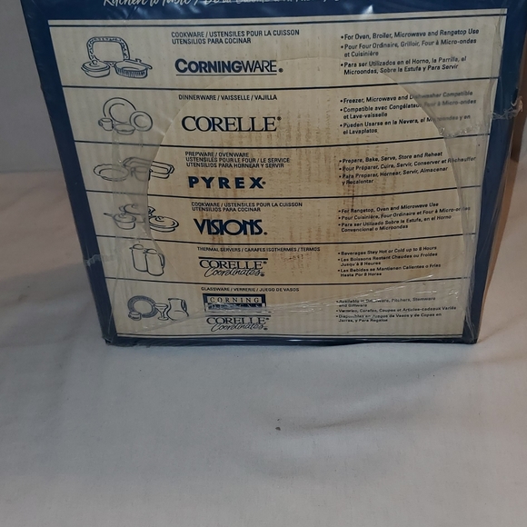 Vintage 1992 Crown Corning Cranberry Pyrex 4 Piece Mixing Bowl Set - Picture 4 of 9